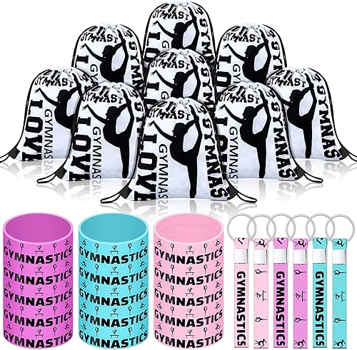 Sadnyy Juego de 32 pulseras de goma con cordón para gimnasia, con cordón, para gimnasio, compras, deporte, yoga, mujeres y hombres, recuerdos de