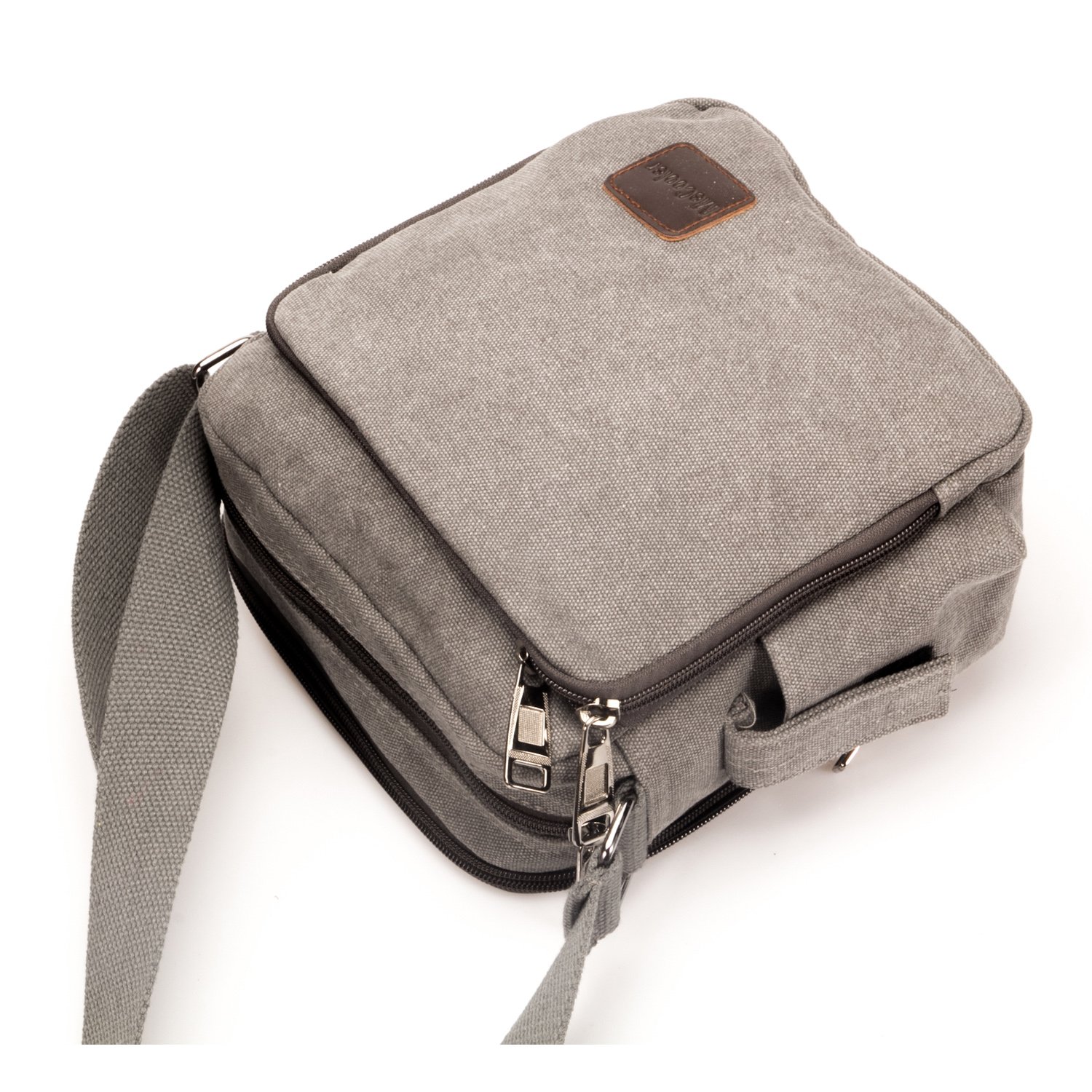 Bolso Bandolera Hombre Pequeñas Bolsos de Tela Vintage Messenger Bag para Colegio Bolsa de Lona Universidad Libro Bolsos Originales Bolsas de Viaje Sport Bag