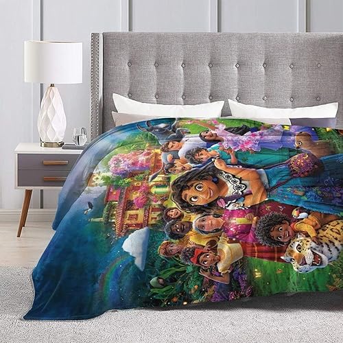 Miniatura 5 de Manta de franela de dibujos animados ultrasuave para niños, niñas, niños y adultos, regalos para todas las estaciones, 50 x 40 pulgadas