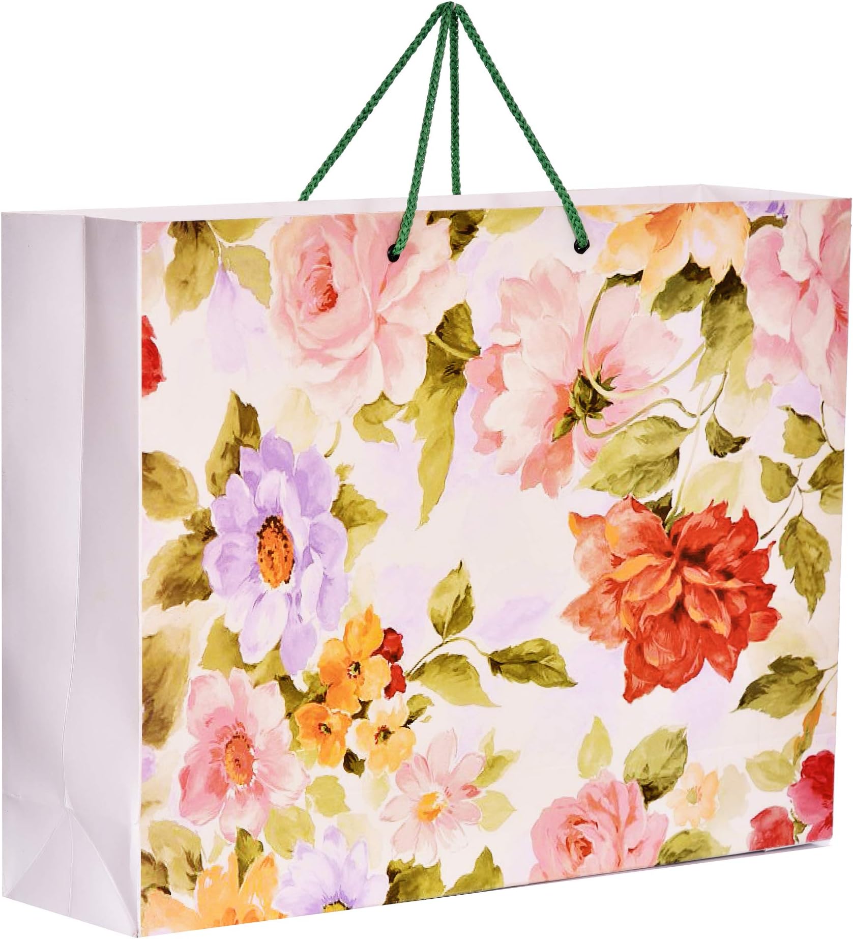 PPJ ® -HAPPY BIRTHDAY (ICE PRINCESS) CARTOON THEME PARTY (30 Pcs.) 300 GSM PAPER CARRY BAG, 16 Inch X 12 Inch X 4 Inch RETURN GIFT/HAPPY BIRTHDAY/RETURN GIFTS/GIFTS/GIFT BAGS/GIFT COVERS (Pack of 30)