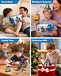 Opmind 5 en 1 STEM RC Kit de construction de robots, APP & Télécommande Samourai/Ninja Blocs 419 Pcs, ensemble d'éréacteurs RC Jouet pour les enfants, DIY Bâtir un don pédagogique scientifique pour l'âge 6 7 8 9 10 11 12+ Hommes & Filles