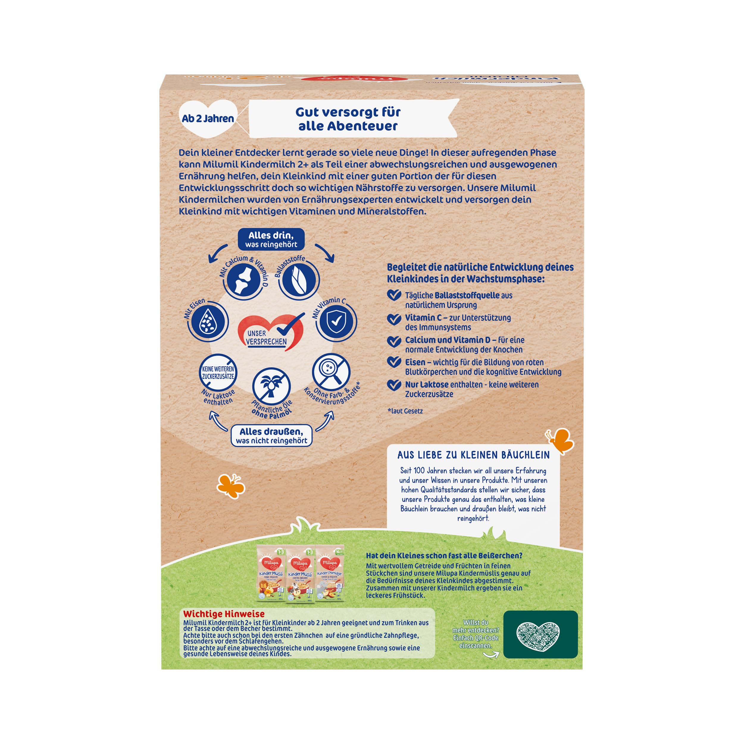 Milupa Milumil Kindermilch 2+ 5 x 550 g