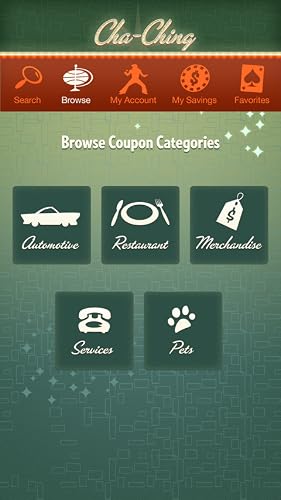 Cha-Ching Coupons – vue 2