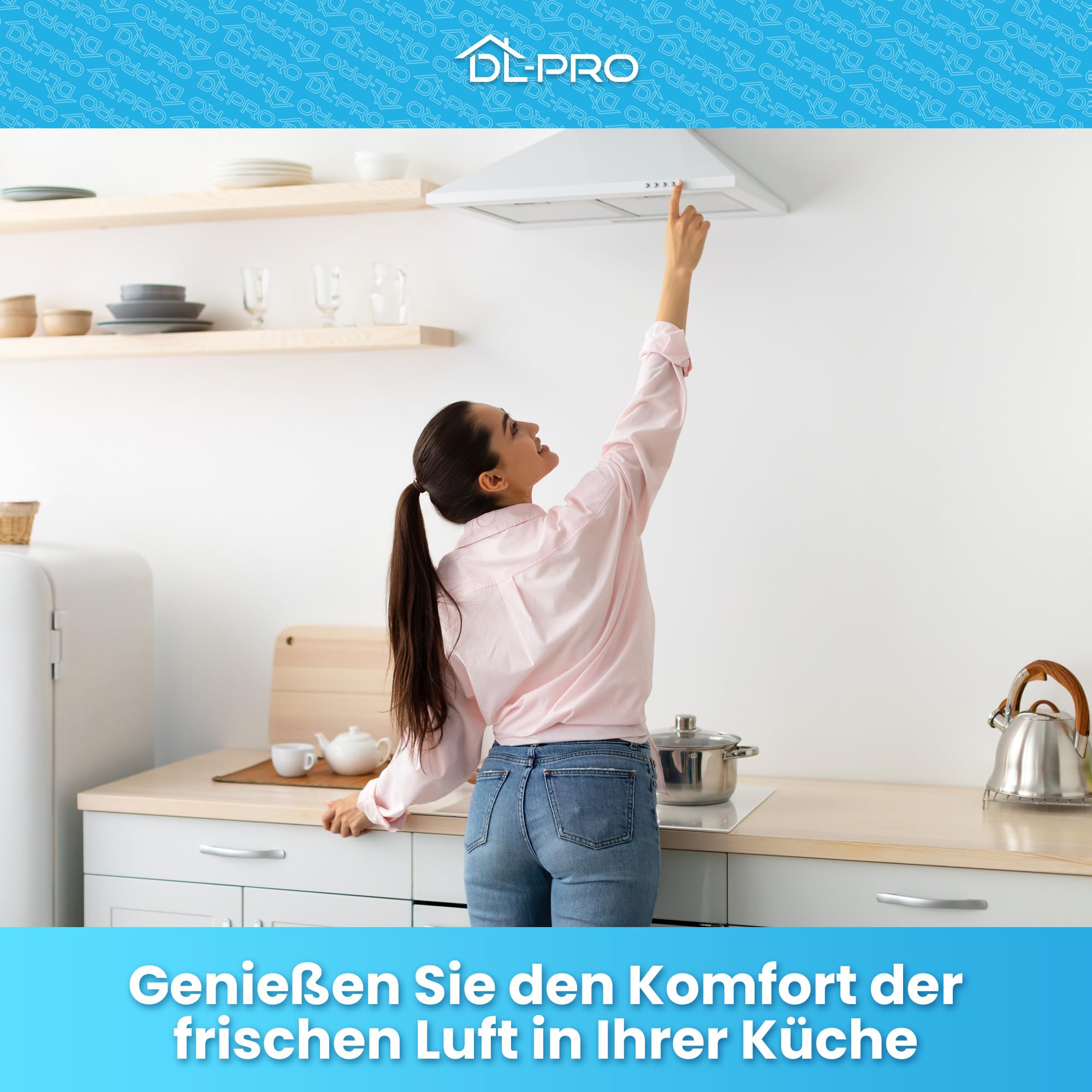 DL-pro Filtr węglowy 220 x 284 mm do Bosch Siemens 744073 00744073 DHZ5285 LZ52451 Z5133X1 AA220110 filtr z węglem aktywnym, filtr zapachowy do okapu kuchennego
