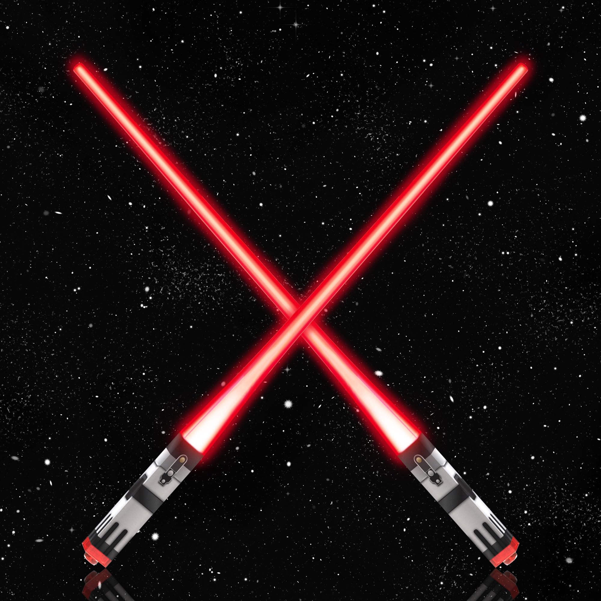 Lightsaber Led Light Up Chopsticks (1-Pair, Red)