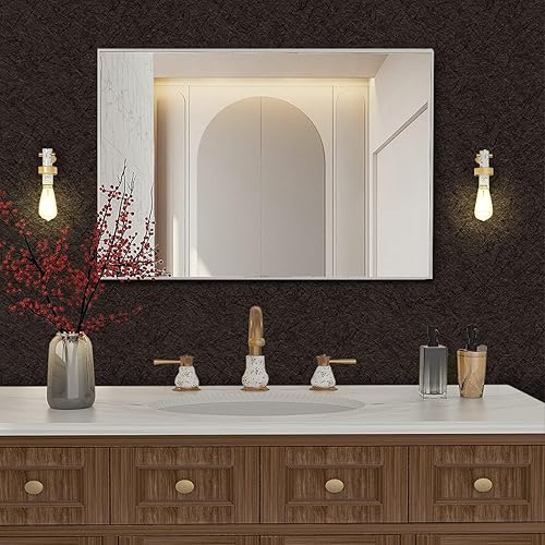 Miniatura 103 de Abyssaly - Papel tapiz amarillo para despegar y pegar, extraíble, para dormitorio de niñas, autoadhesivo, textura de seda en relieve, papel adhesivo