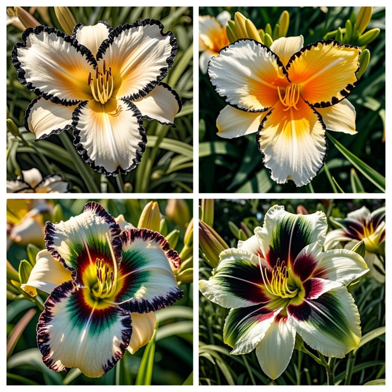 Perennial Daylily Bulbs/Rare and Beautiful Daylily Bulbs in Bulk/Bulbs for Planting Now UK,Excellent Display Indoor,Can Be Potted Aromatic-8bulbs-C