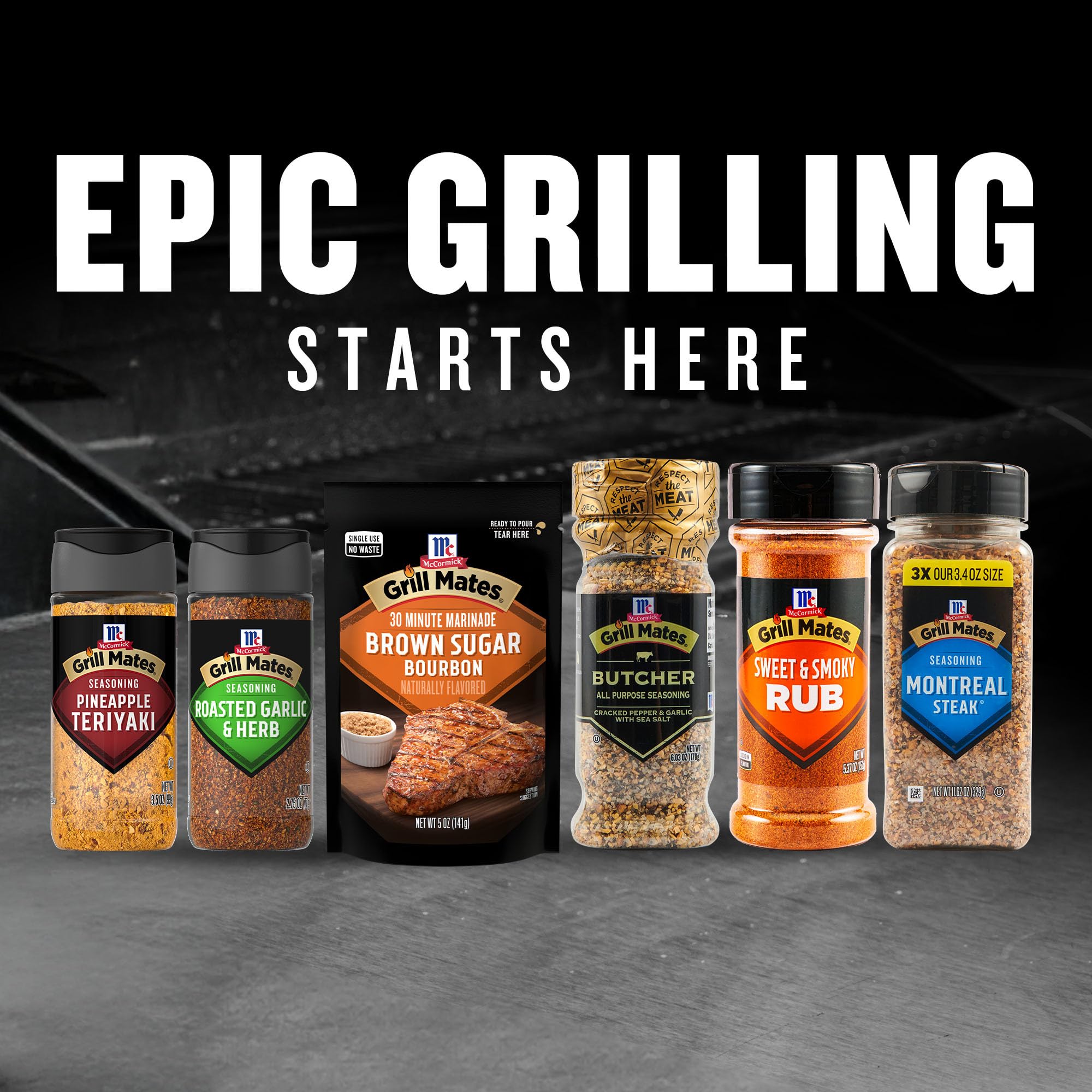 McCormick Grill Mates Seasoning Pineapple Teriyaki Grilling Seasoning for Adding Savory-Sweet Teriyaki Flavor to Pork Chicken or Seafood — view 19