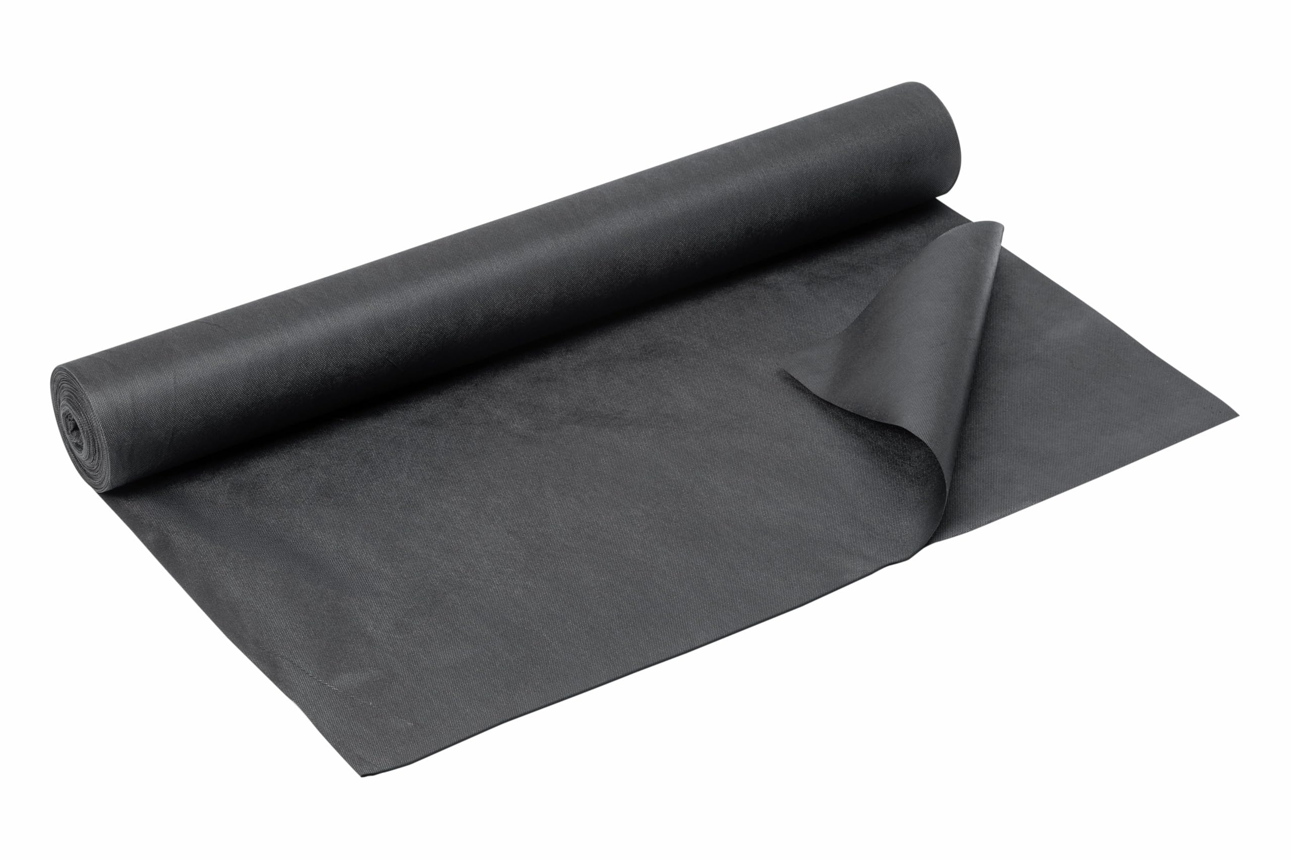 Meister Malla antimaleza de 15 x 2 m, 150 g/m², Color Negro, antimalas Hierbas y heladas, Transpirable, retiene el Calor y la Humedad