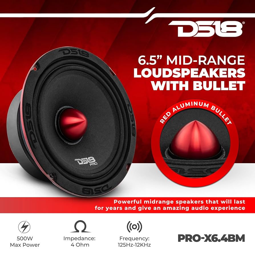Amazon.com: DS18 PRO-X6.4BM Loudspeaker - 6.5