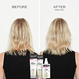 John Frieda ULTRAfiller+ Thickening Conditioner, Strengthening Conditioner for Damaged or Thin Hair, Infused with Biotin and Hyaluronic Acid to Strengthen Hair for Thicker Fuller Results, 8.3 Oz