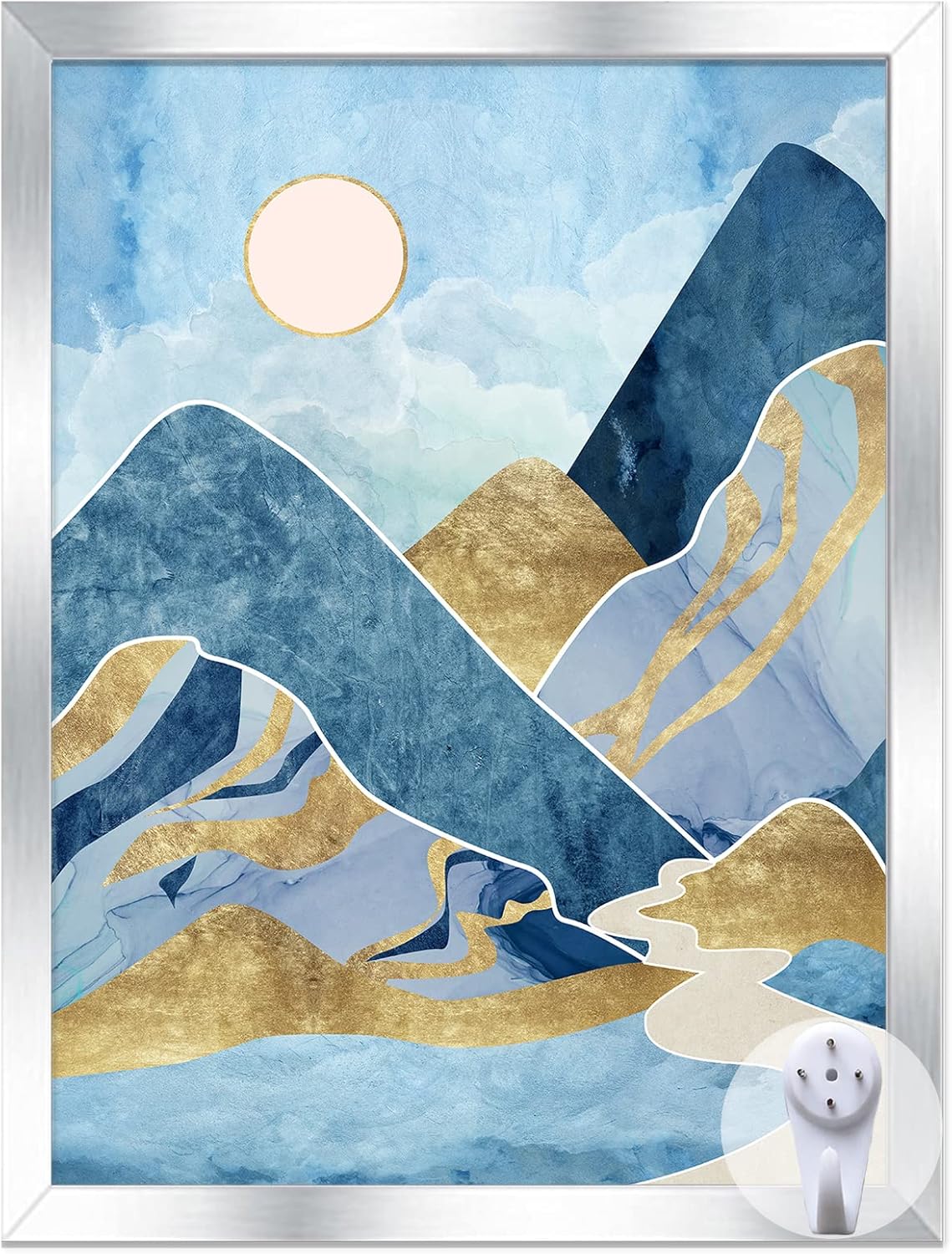 keibiubu Silver Picture Frame, 12x16 Picture Frame for