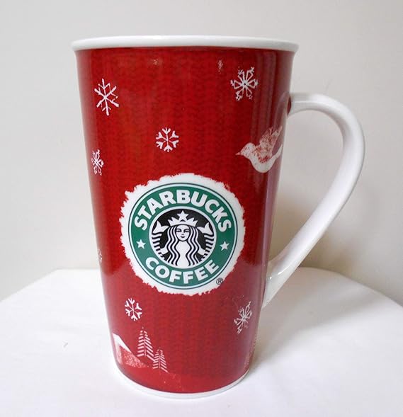 Amazon Co Jp 08年 クリスマス エディション スターバックス Holiday 08 Starbucks Coffee マグカップ 08年 セイレーン ロゴマーク ホーム キッチン