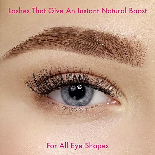 Miniatura 3 de i-ENVY - 5 pares de pestañas postizas Demi Wispies (1 paquete), cabello 100% humano de calidad premium, pestañas esponjosas y plumosas con volumen y