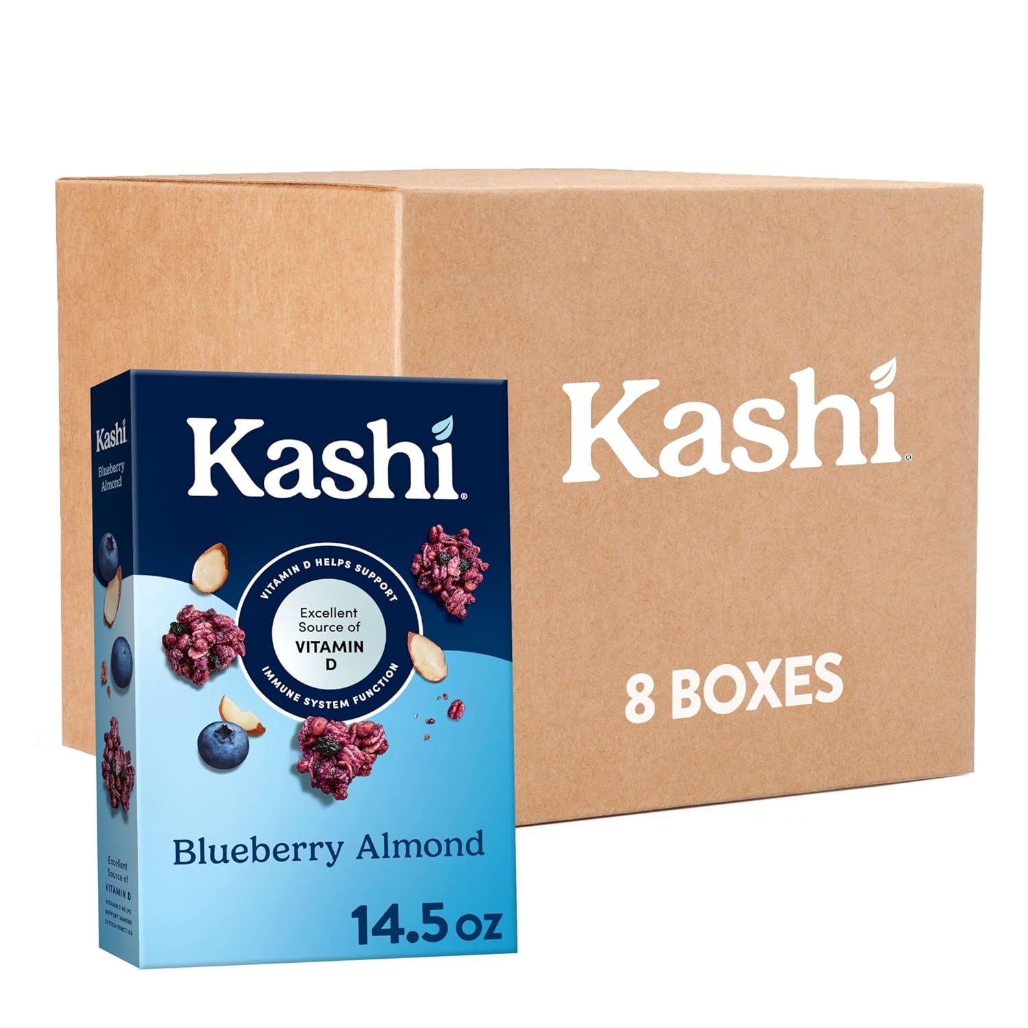Kashi Ready To Eat Cereal Assorted Blueberry Almond 14.5oz