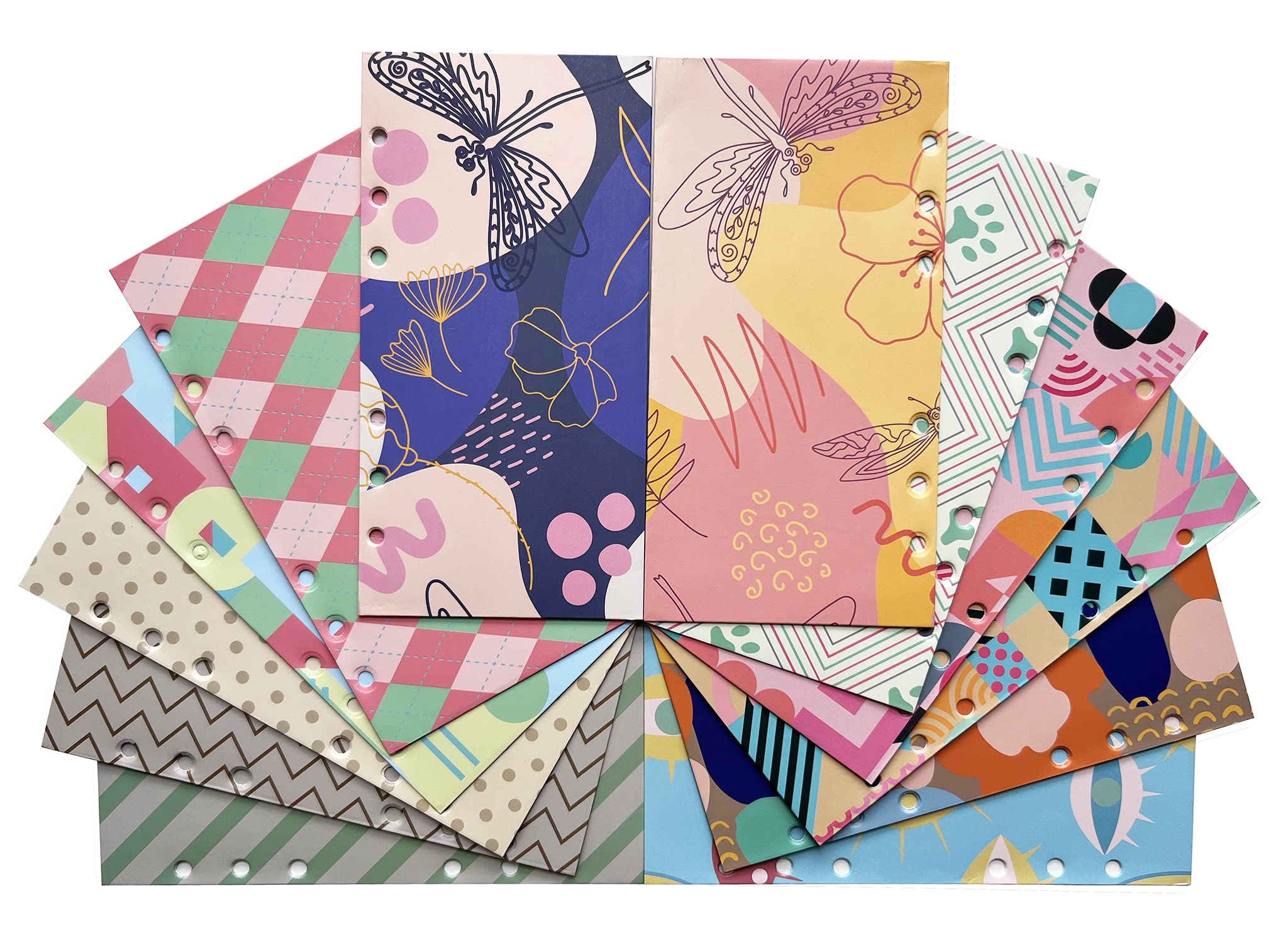 12 Pcs Cash Envelope for A6 binder with 6 holes, Budget Envelopes for Budget Planner Organizer Inserts (animal)