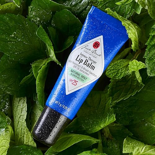 Jack Black Intense Therapy Lip Balm, 0.25-Oz. – SPF 25 Sun Protection, Lip Moisturizer, Hydrating Lip Balm with SPF, Lip Sunscreen