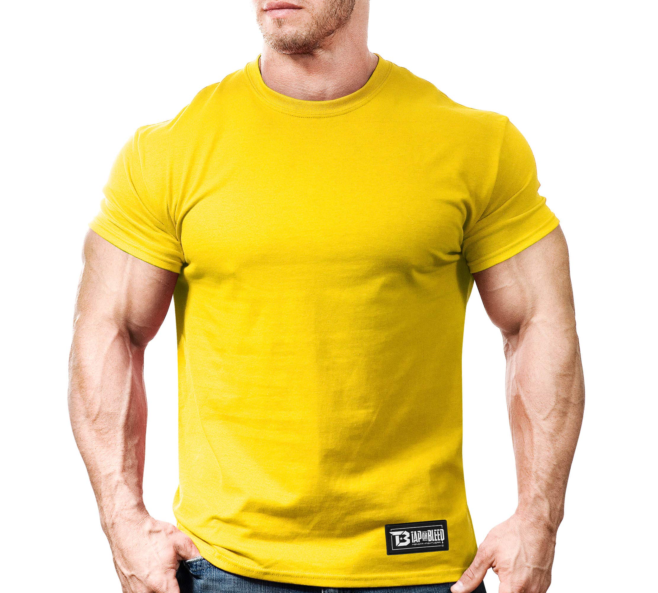 Monsta Clothing Co.Men's MMA Fight (TapOrBleed-000) Fitness Gym T-Shirt