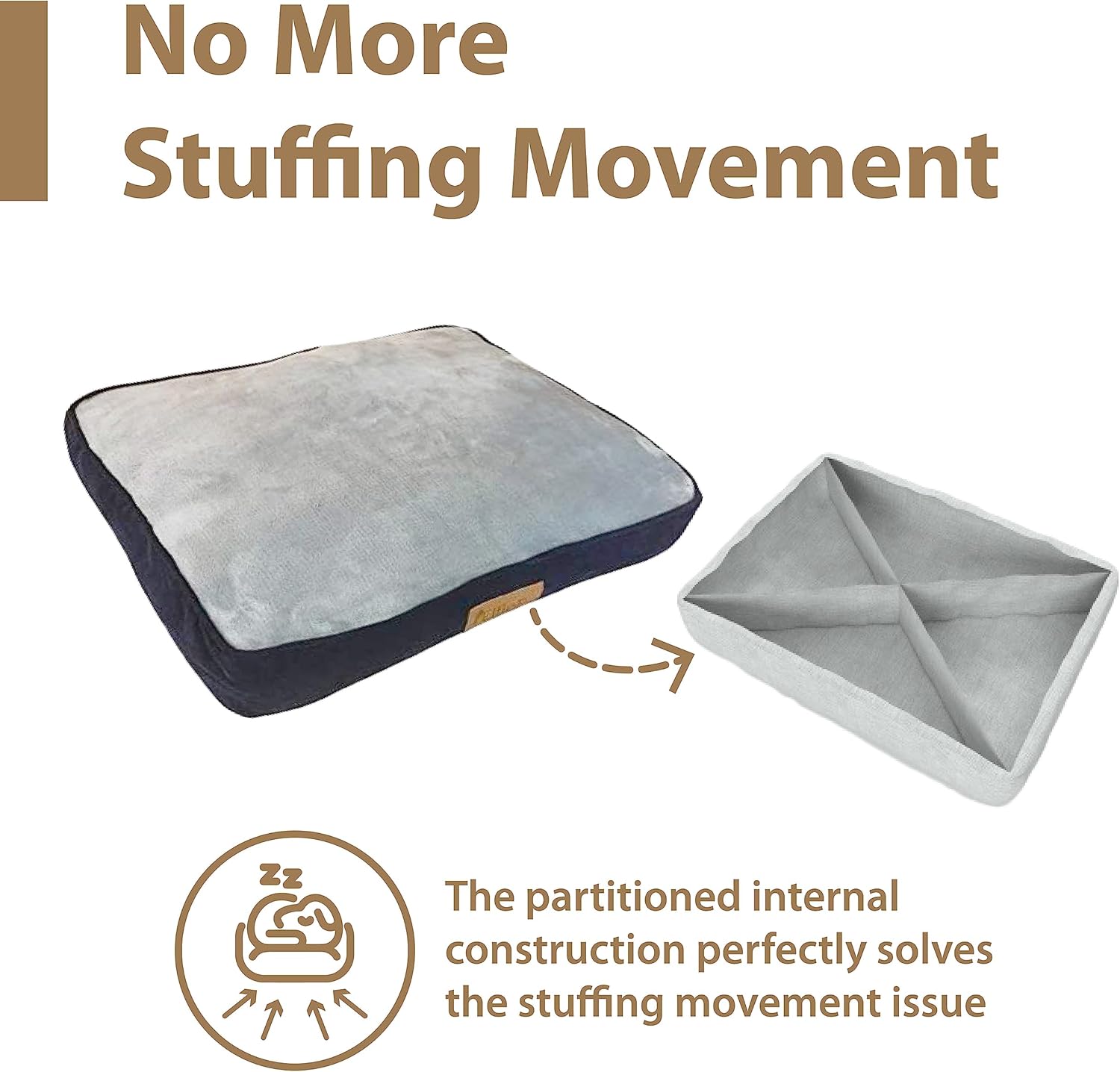 Ellie-Bo XL Dog Bed for 42-inch Dog Cage/Crate - Blue Corduroy/Grey FauxFur 4 81UIpgMWXiL. AC SL1500