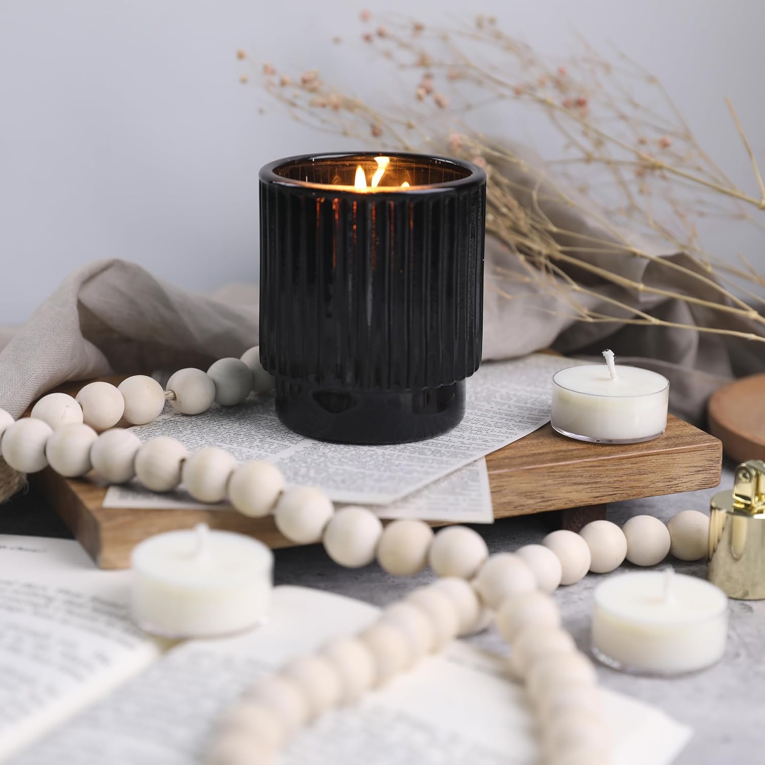 50PCS Tea Lights for Candle Jars