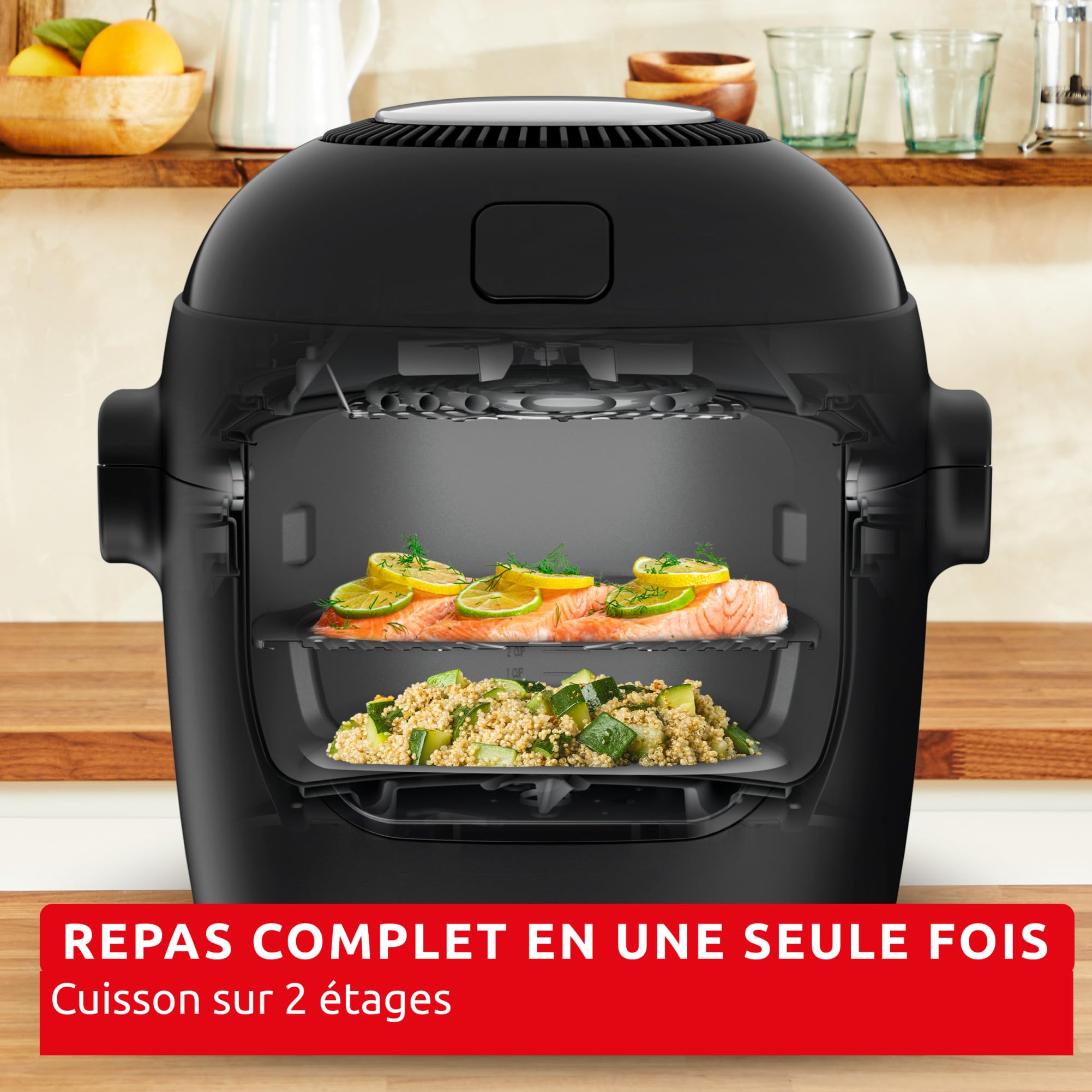 Image secondaire de Moulinex Multicook Stir&Fry - Multicuiseur et Air Fryer avec Pale de Mélange Automatique
