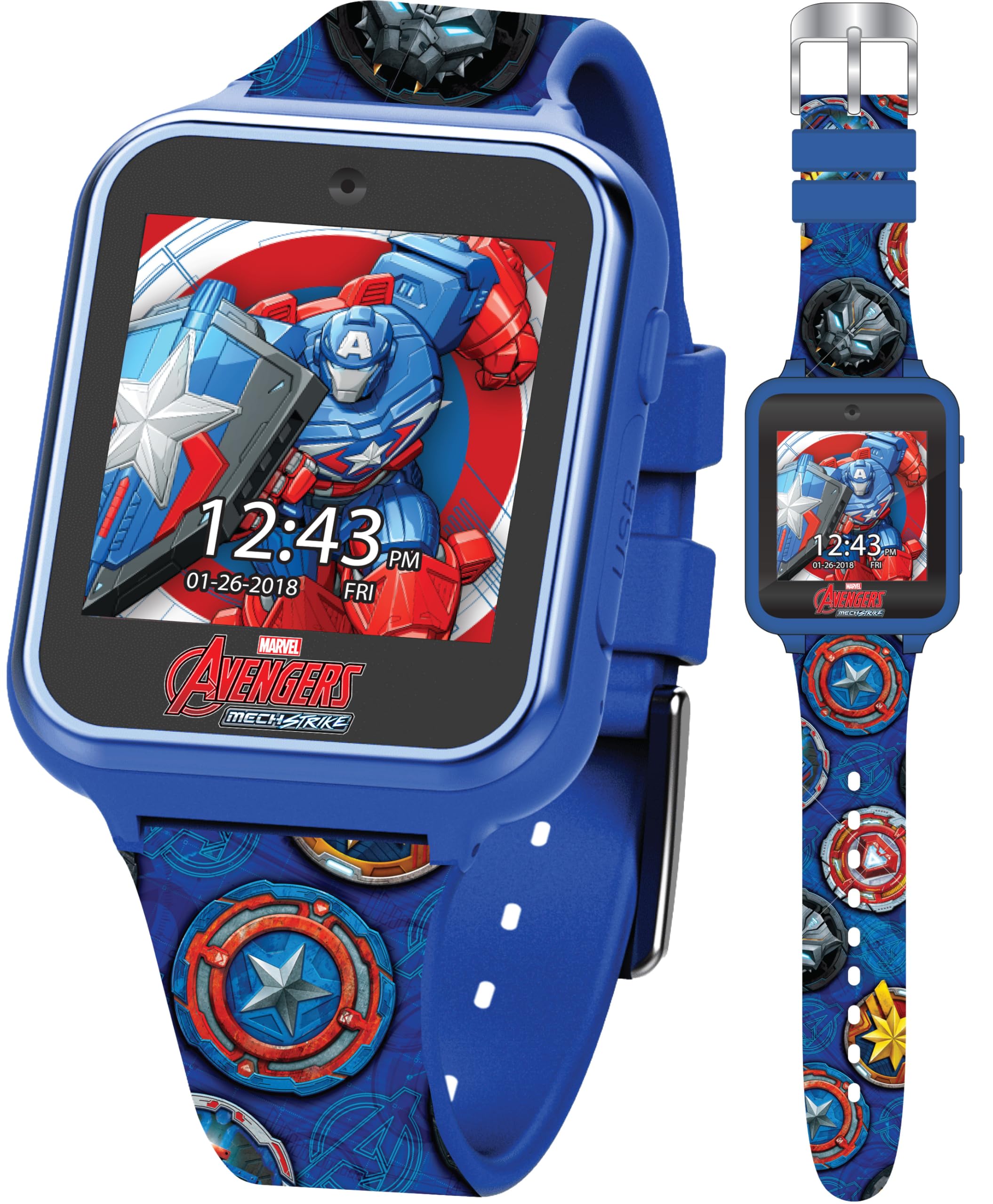Amazon.com: Marvel Avengers Kids Smart Watch - Touchscreen with