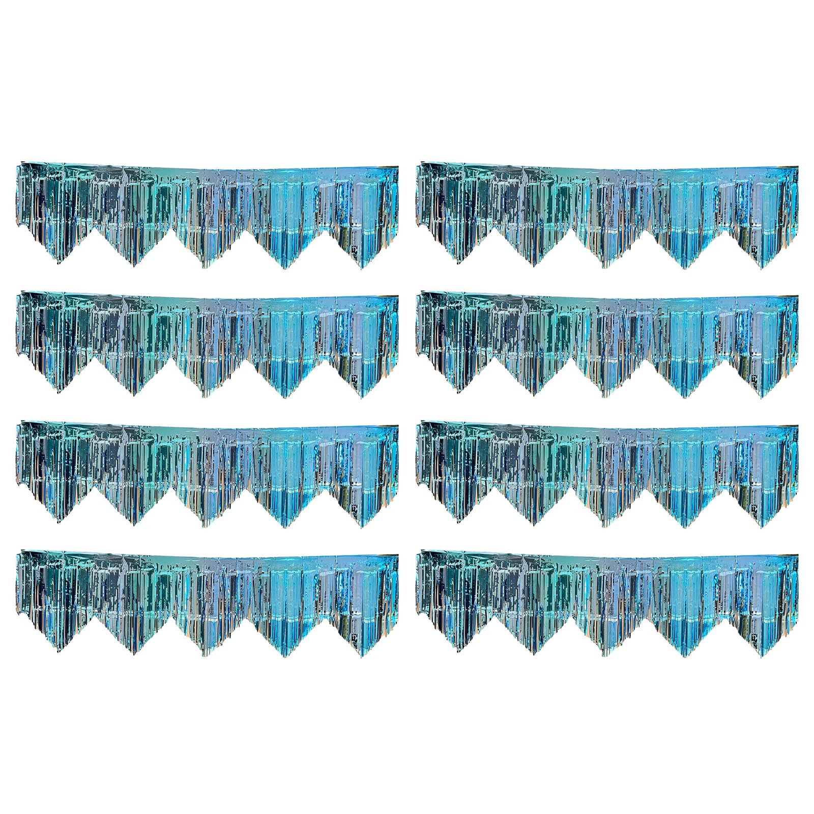 Zxfdsfdbnm Wall Hanging Birthday Banners Backdrop Colorful Rain Stream Banners Foil Fringe Garlands Tinsel Streamers or Birthday and Holiday Event Permanent Plastics Party Broadcasters