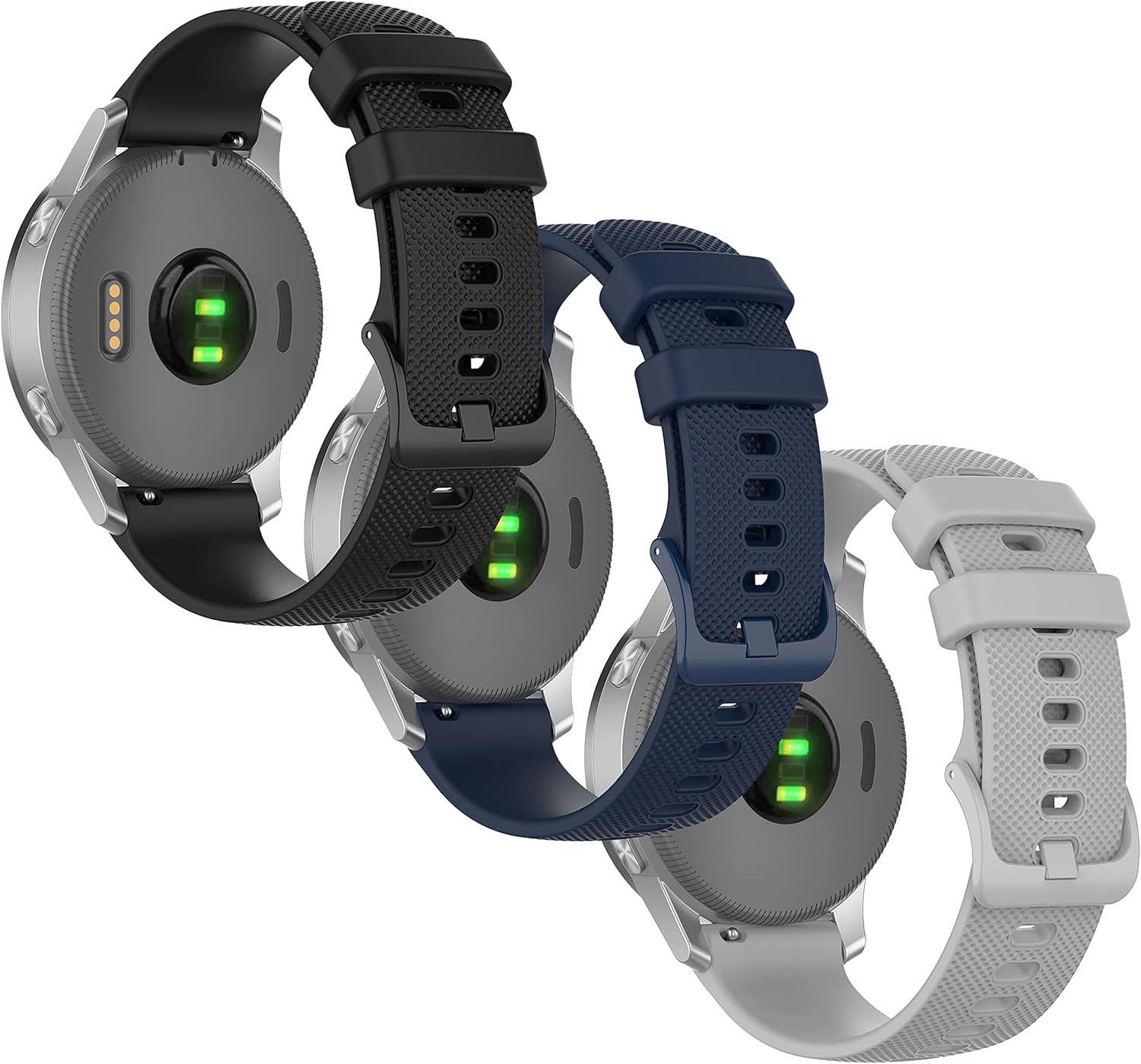 Silicone Watch Bands 18mm for Garmin Vivoactive 4S Kuwait Ubuy