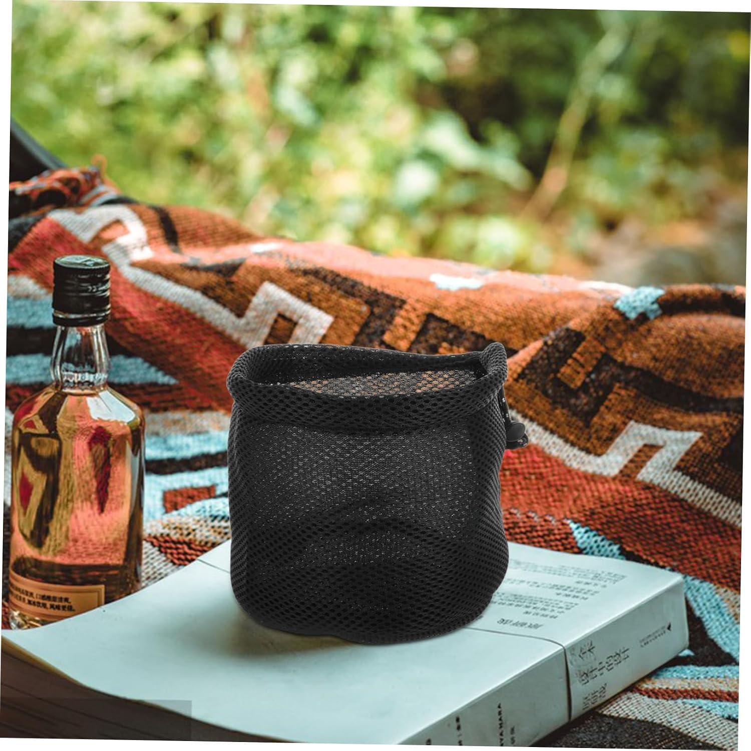 Cookware Bag Mesh Camping Utensil Bag Cutlery Portable Dutch Oven Carrier Outdoor