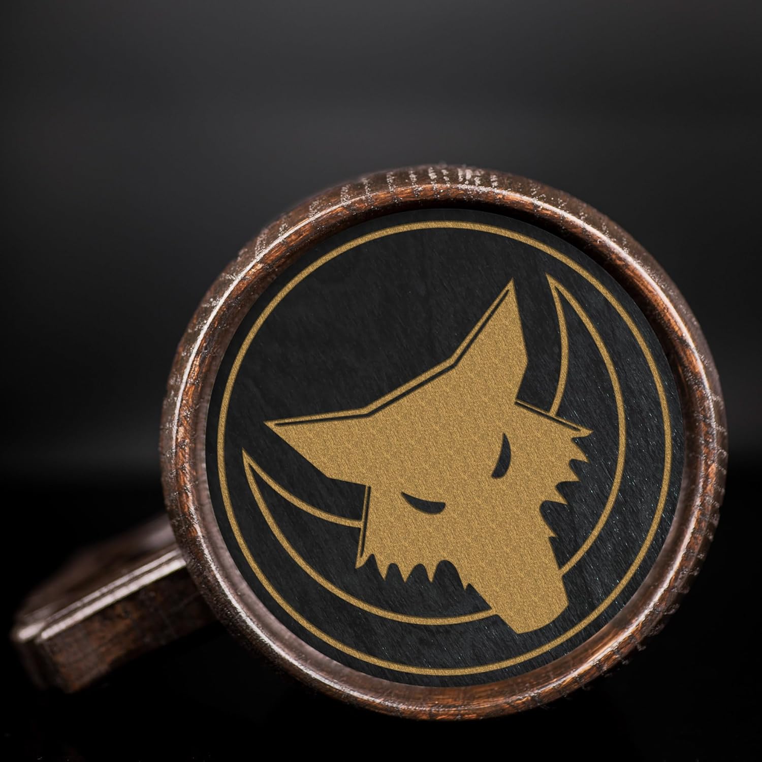 Luna Wolves (Space Marines) 40K Beer Mug, Personalized Stein, Wooden Tankard