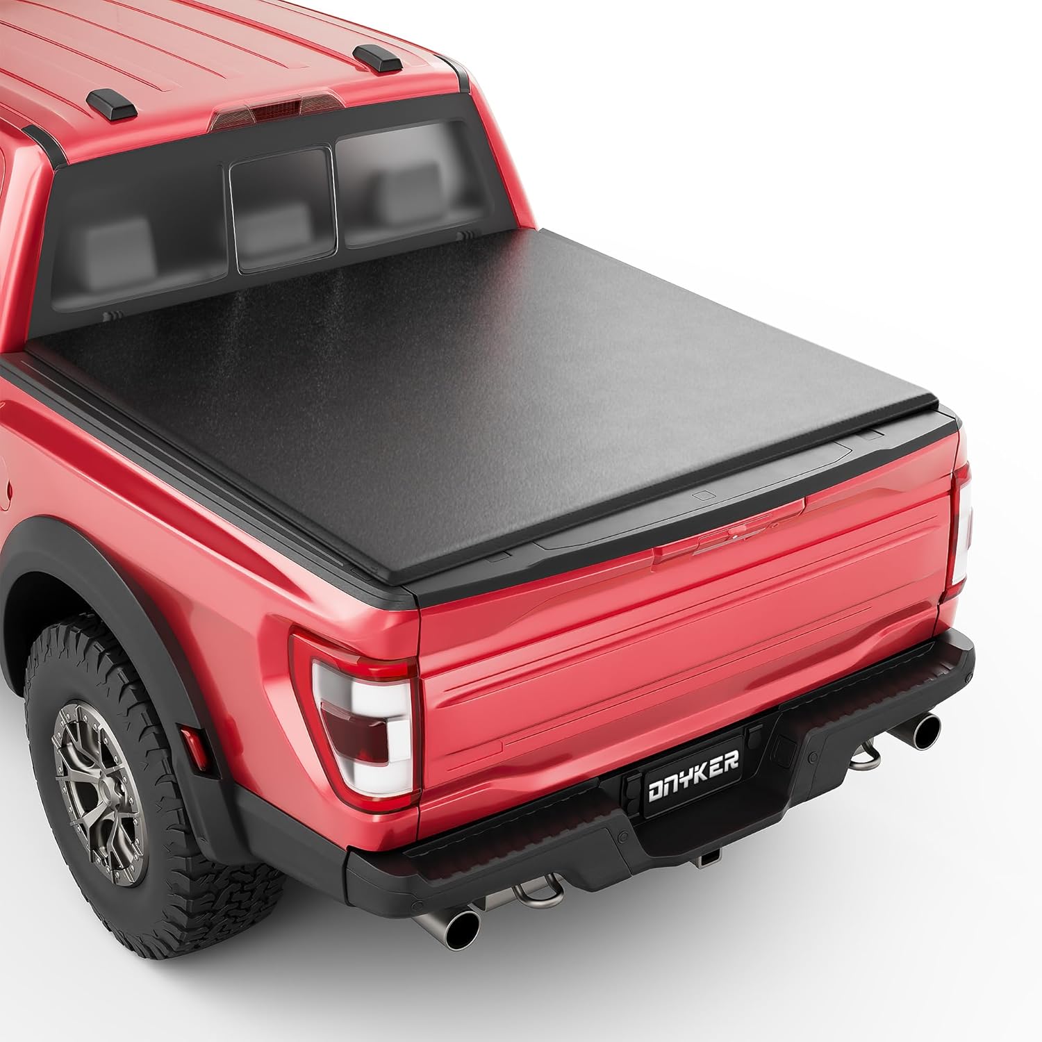 Soft Roll-up Truck Bed Tonneau Cover Compatible with 2024-2026 Toyota Tacoma, 5'(60") Bed with OE Track System