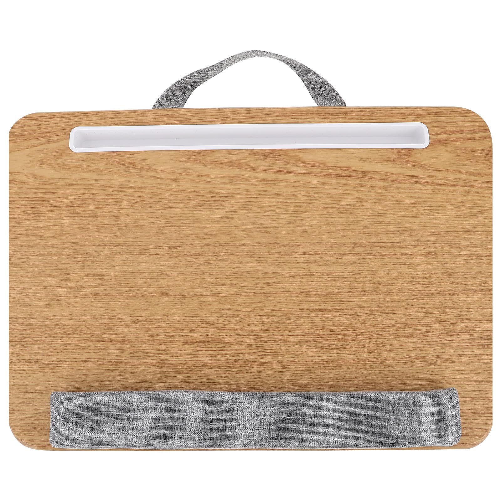 Support Bureau Pliable pour Ordinateur Portable Coussin Ergonomique Kaki, Table D’Écriture Portable Stable pour Lit et Canapé, Bureau pour Étudiants et Travail à Domicile, 1 Pièce