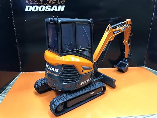 Miniatura 2 de para DOOSAN DX27Z Daewoo Excavadora sobre orugas de ultra giro 1/25 DIECAST Modelo acabado camión