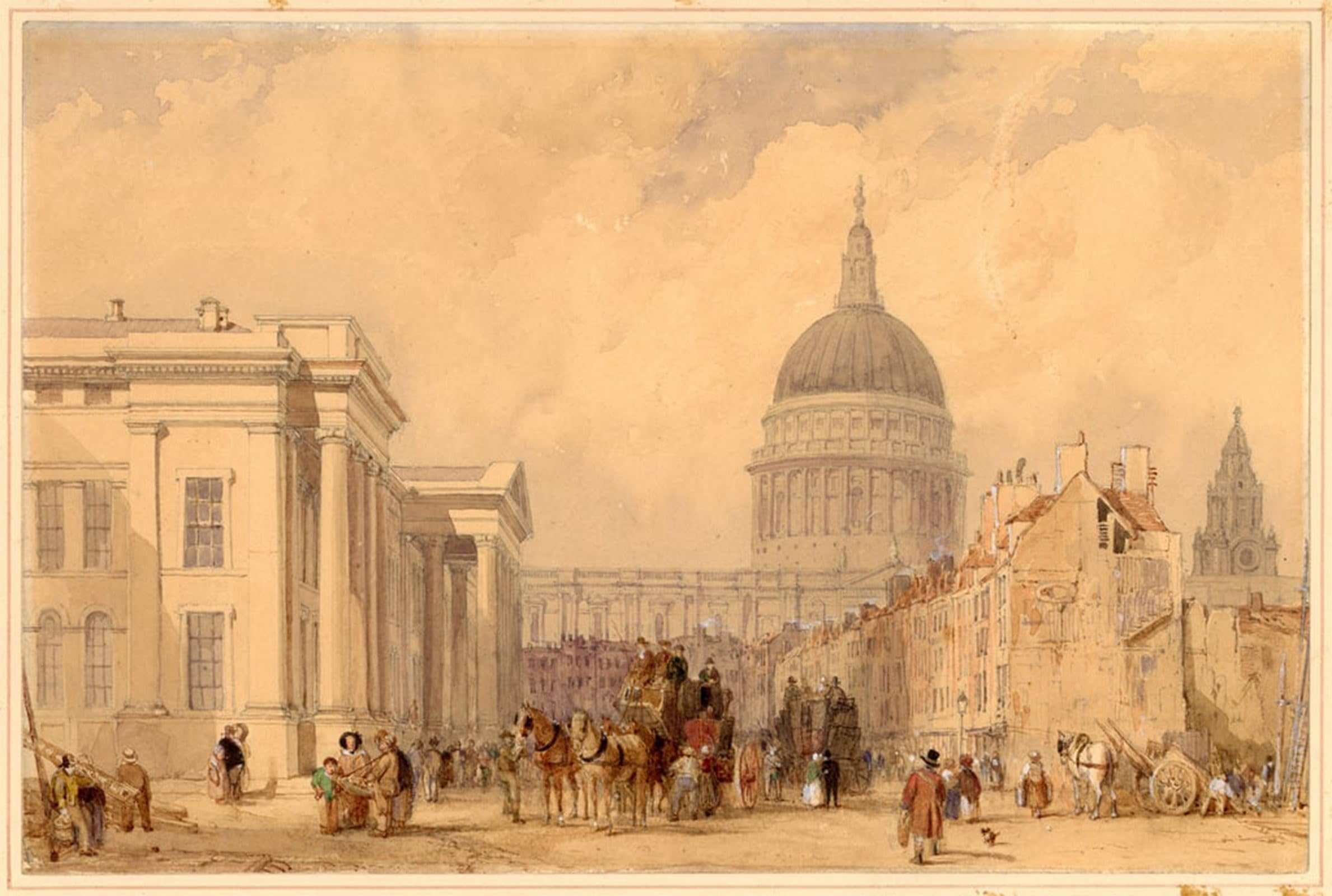 Tableaux de maître William Clarkson Stanfield impression d'art 60x90cm - 5
