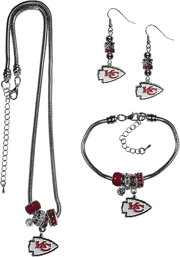 Vista 42 de Siskiyou NFL - Juego de 3 piezas de joyería unisex para adultos