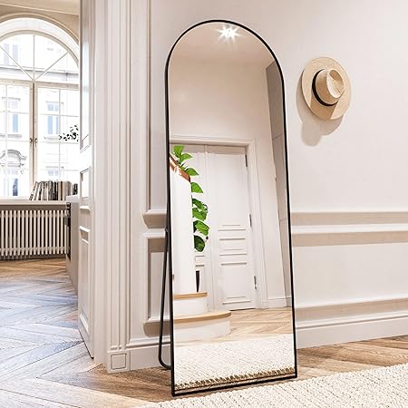 Amazon: GLSLAND-21x64 inch Full Length Mirror-Aluminum Alloy Frame