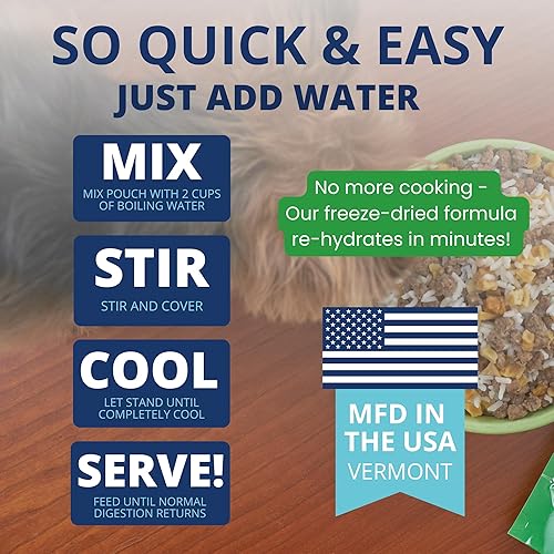 Vista 55 de Under the Weather Dieta suave para perros Fácil de digerir para perros enfermos Siempre esté listo Contiene electrolitos – Carnes naturales