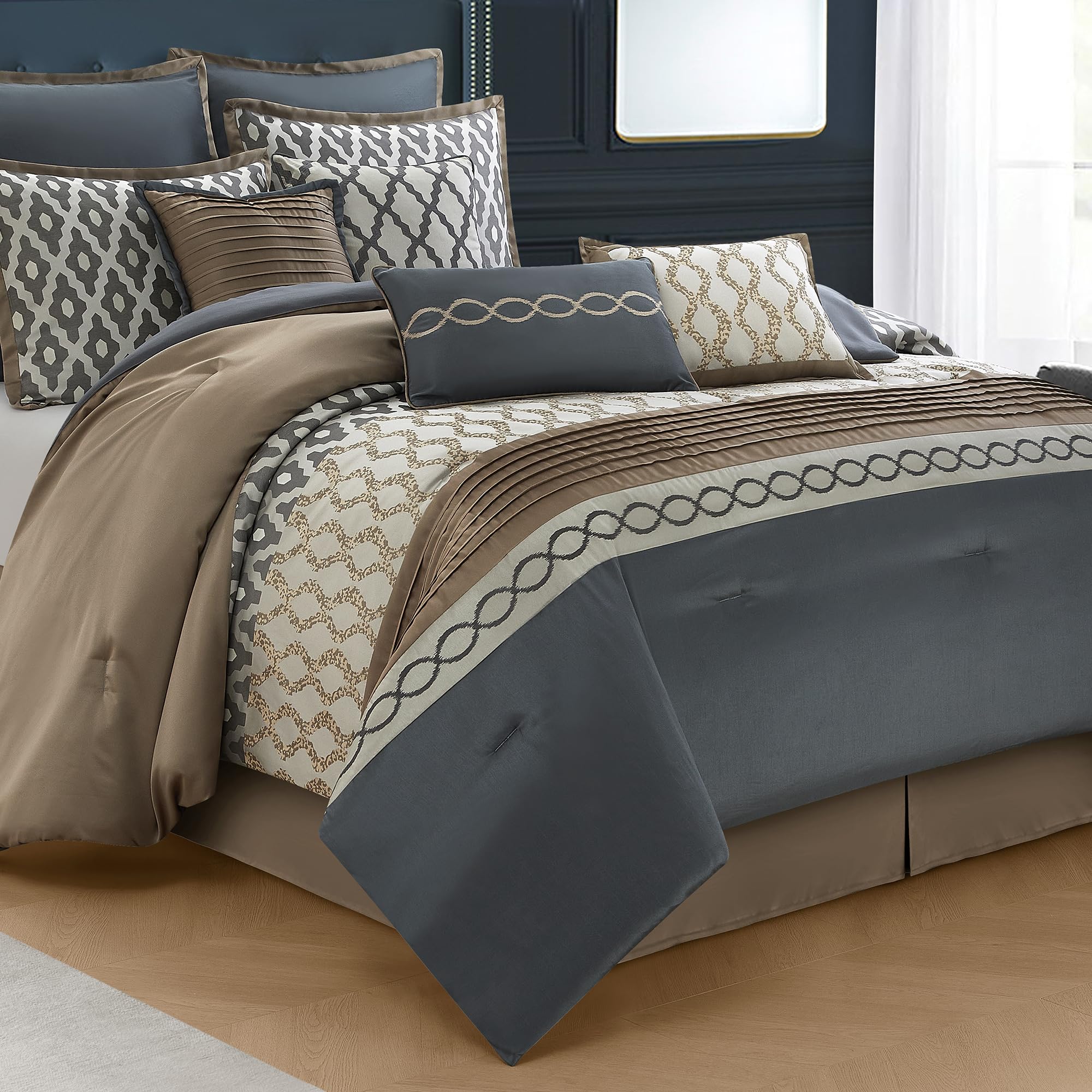 LANCO MODERN LIFESTYLE King Size Comforter Set