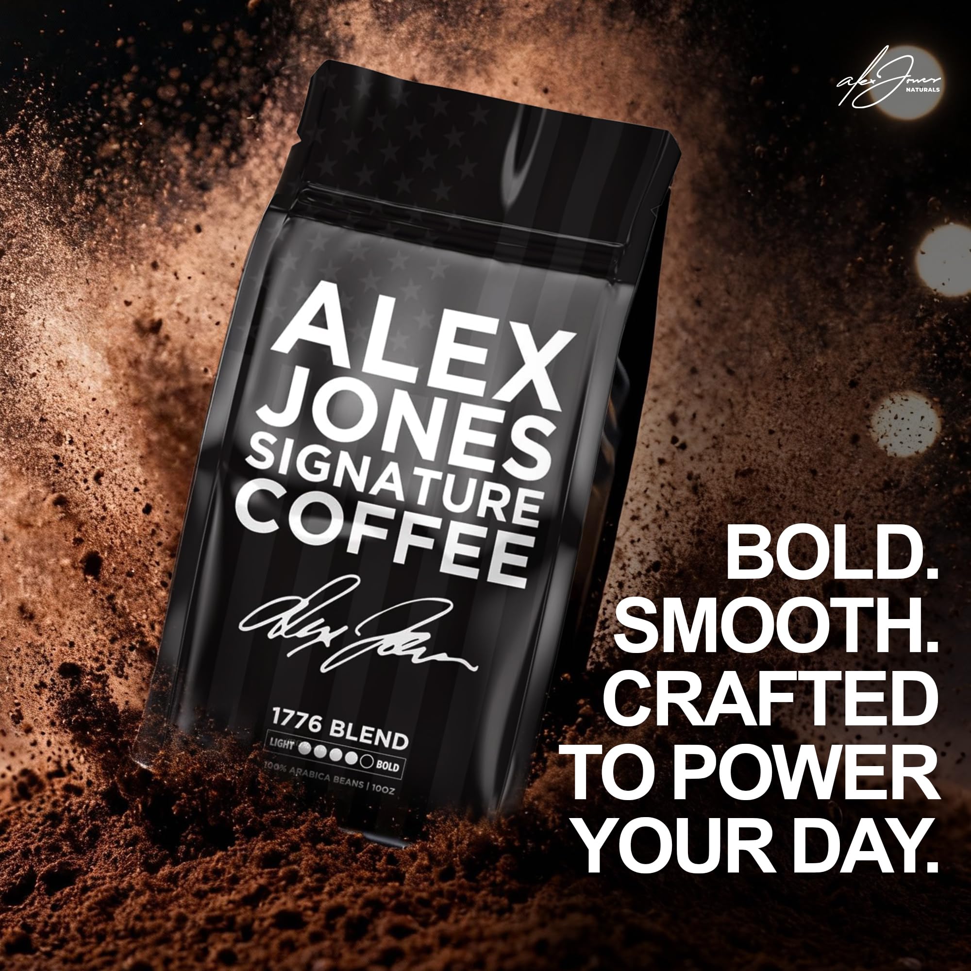 Amazon.com : Alex Jones Naturals Organic Dark Roast Arabica Coffee