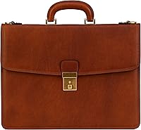Vista 9 de Time Resistance Leather Briefcase - Italian Handmade Leather Laptop Bag - Handbag for Men - Professional Computer Case