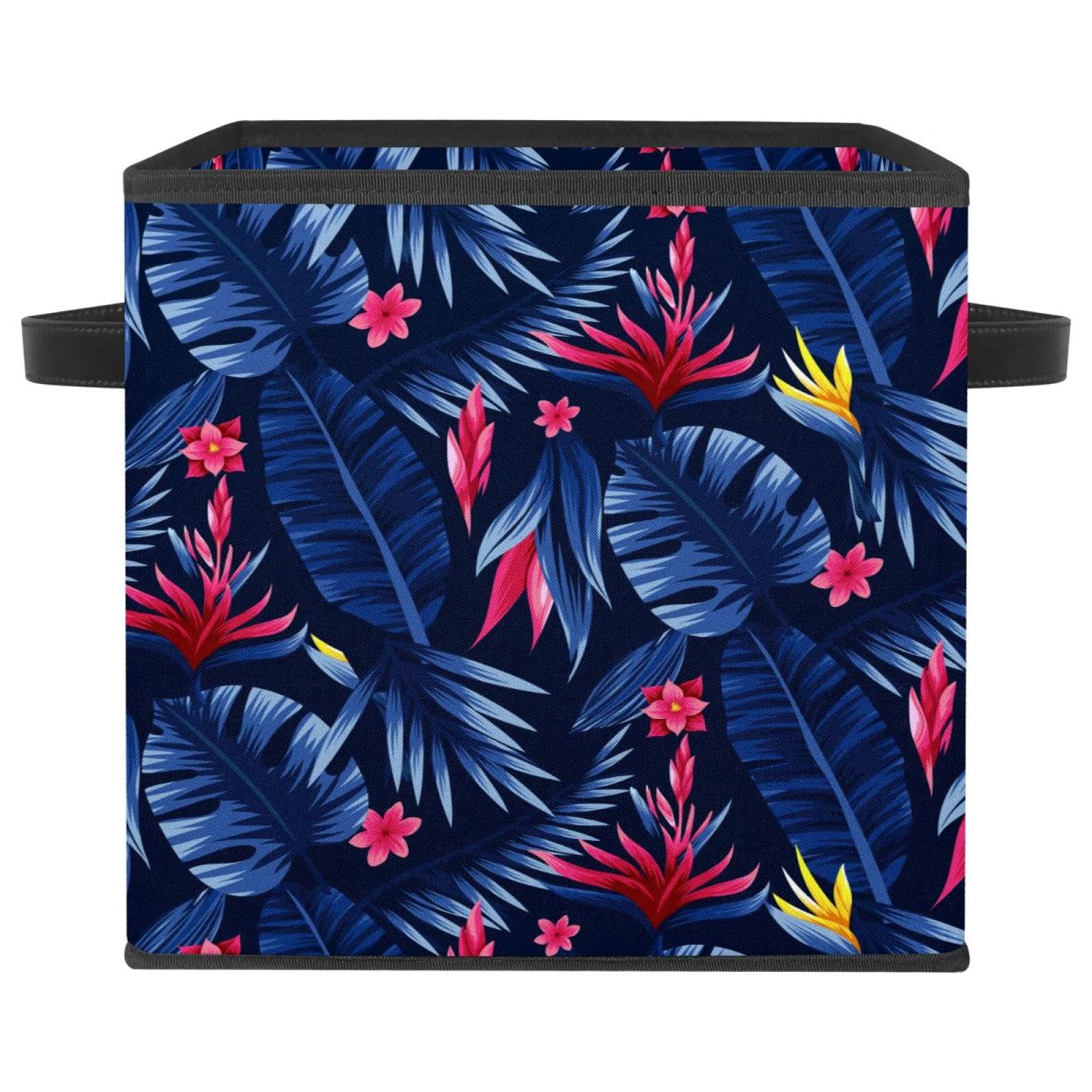 Boîte de rangement pliable en tissu cube pour jouet et livre d'enfant