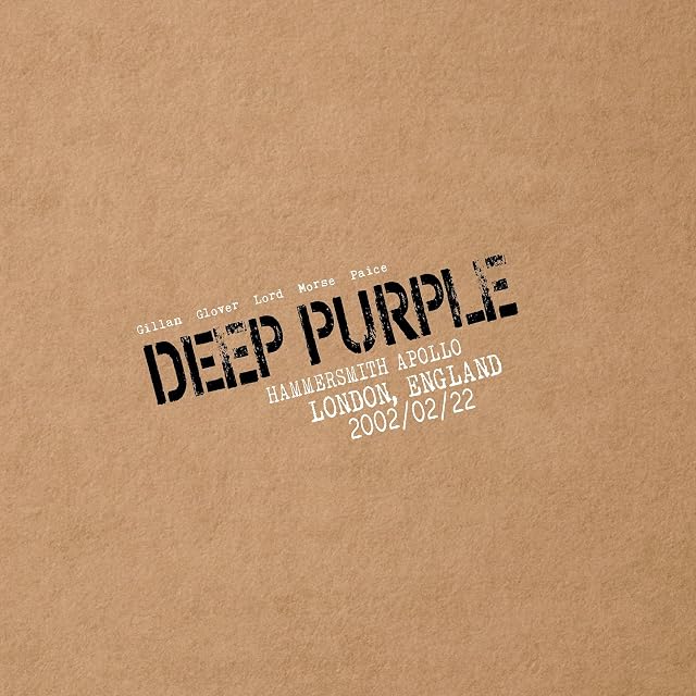 Live In London 2002 (Numerado) por Deep Purple, capa do álbum