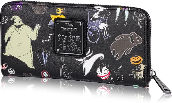 Loungefly Disney The Nightmare Before Christmas Wallet - Accordion Style & Zip Around