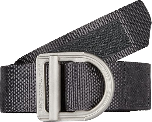 Miniatura 15 de 5.11 Entrenador 1.5 pulgadas, cinturón táctico, servicio pesado para militares y fuerzas de seguridad, estilo 59409 Negro,Carbón