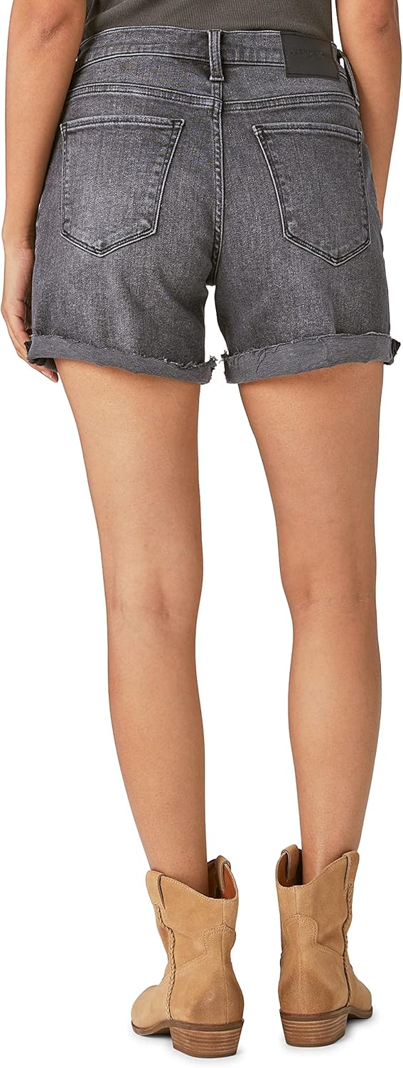 Lucky Brand Womens Mid Rise Ava Denim Short - Image 3