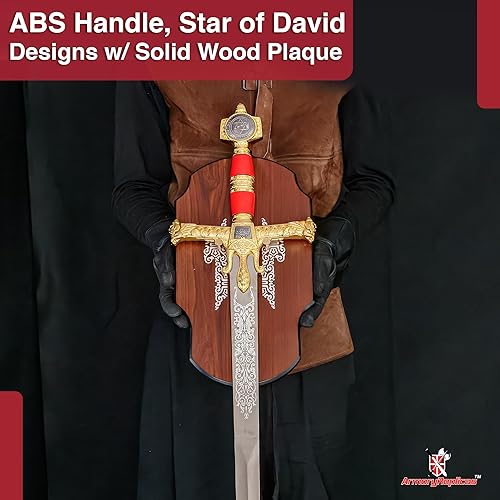 Miniatura 12 de Armory Replicas™ - Gran espada del rey Salomón y tamaños para coleccionistas y entusiastas - Opciones diversas para cada entusiasta de la espada