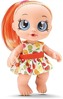 Bambola Boneca Baby Rainbow Frutinhas Laranja 21cm