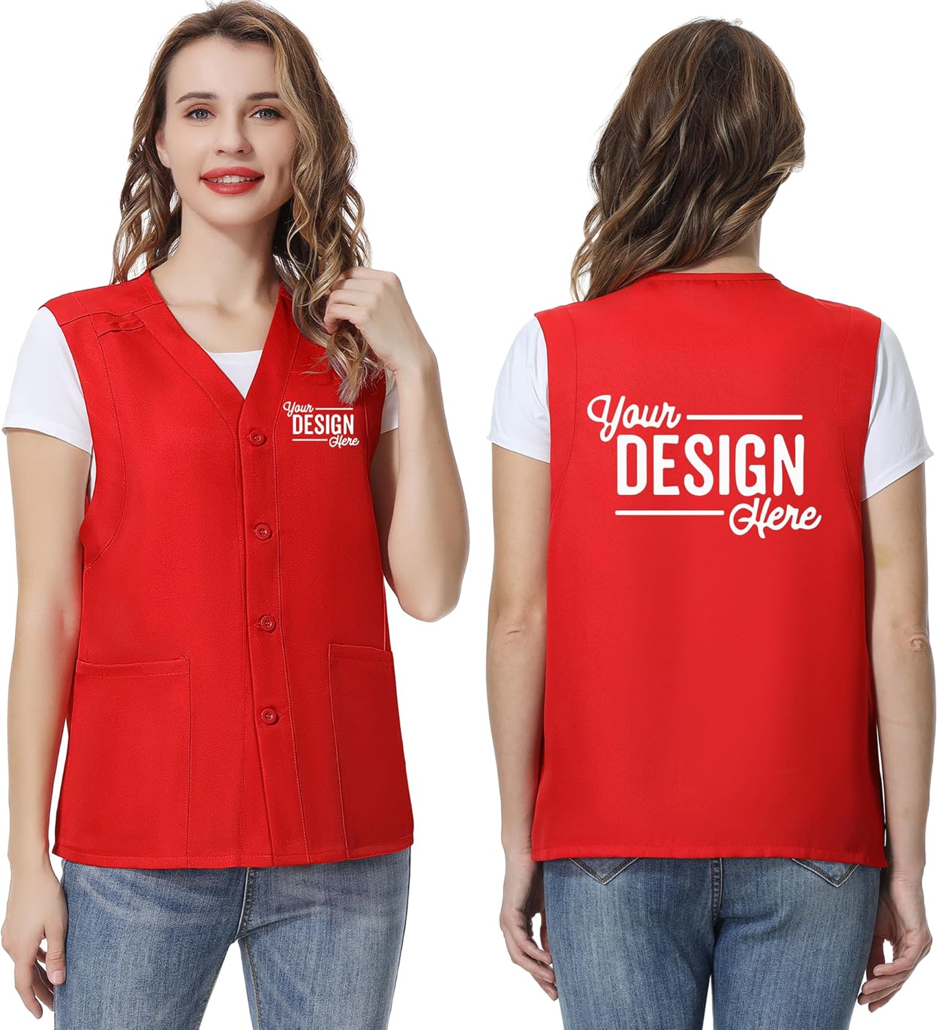 Gilet Per Bambino | Poliestere Leggero | Per Volontariato E Costumi | Taglia 1012 | TOPTIE - Foto 5