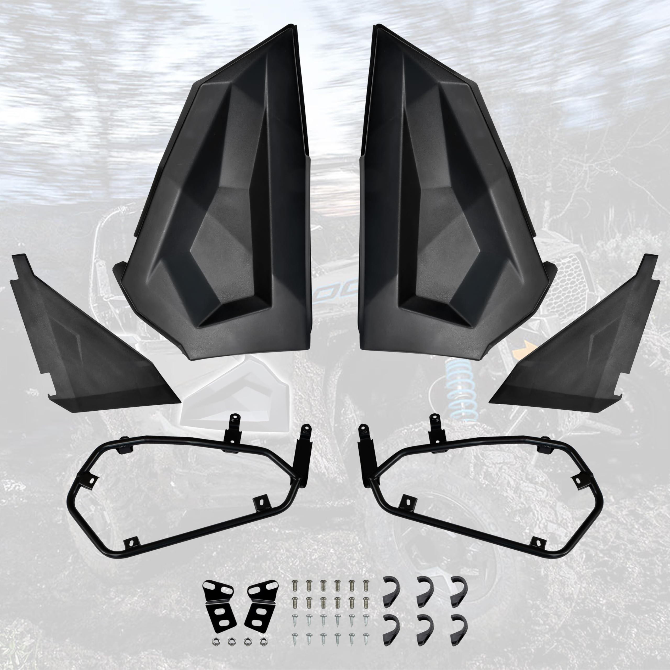 エクササイズグッズ partir SAUTVS Lower Door Panels for Polaris RZR XP 1000 14-23, Lower Half