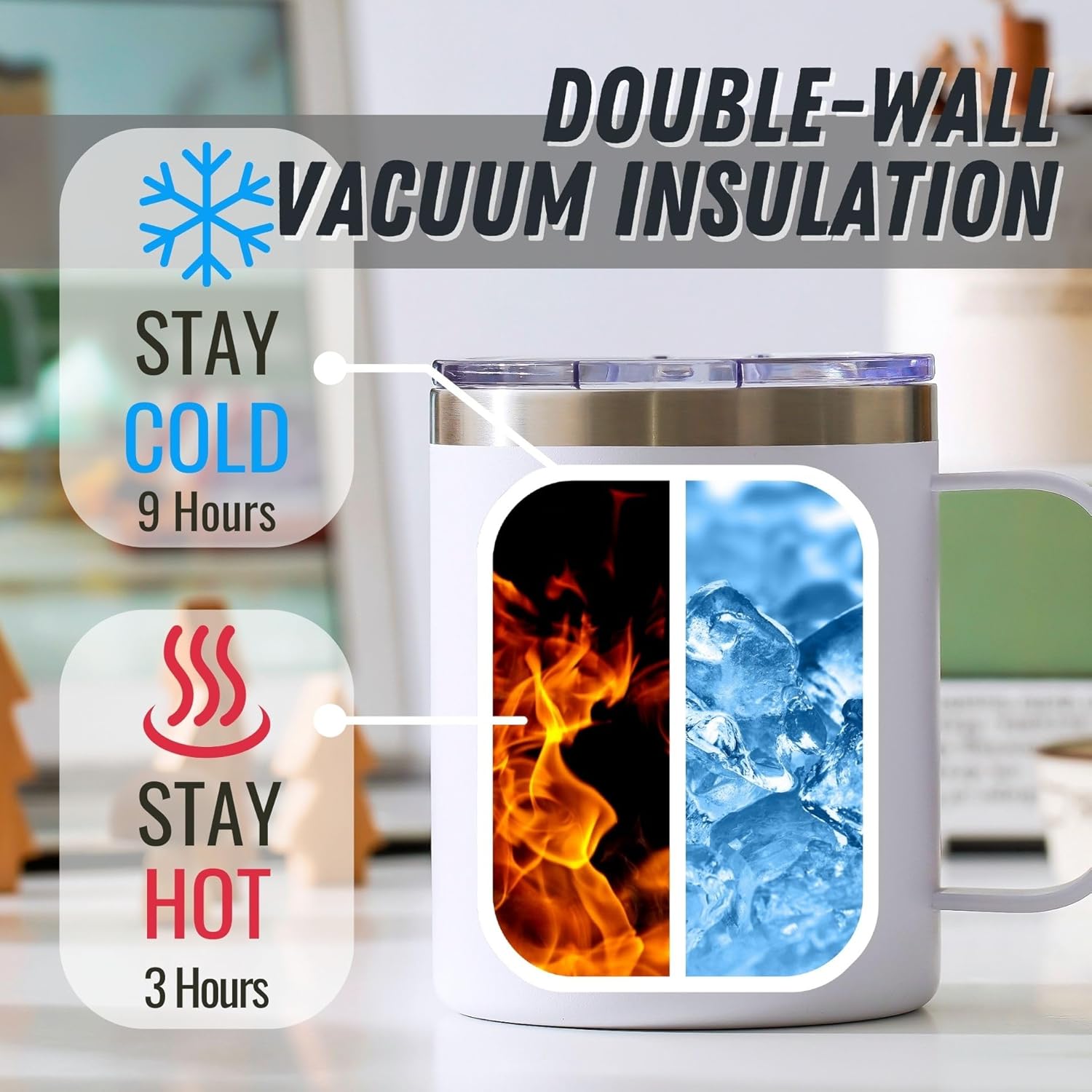 Onebttl Music Teacher Gifts Coffee Mug for Women Men, 12oz/350ml Stainless Steel Mug with Lid, Best gift for Principal Appreciation Day, Christmas, Retirement - White Hard to Find - Image 5